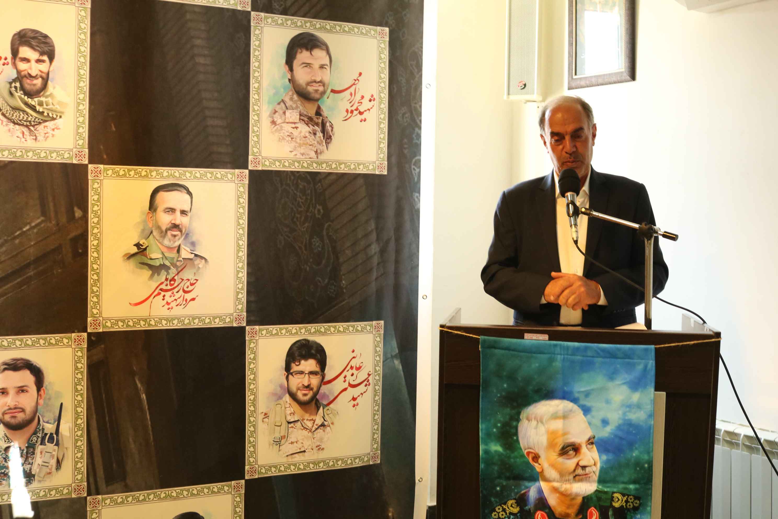 برگزاری یادواره شهدای مدافع حرم خان طومان در دانشگاه تخصصی فناوری های نوین آمل
